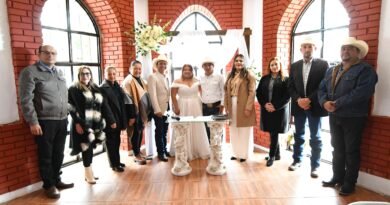 Se casan tres parejas en bodas comunitarias en Candela