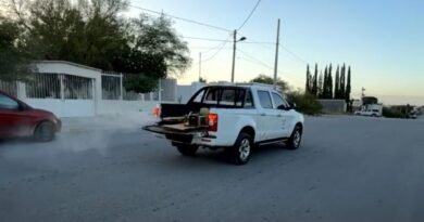 ARRANCA YESICA SIFUENTES LABORES DE FUMIGACIÓN EN COLONIAS DE CASTAÑOS